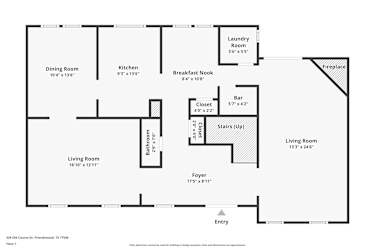 Floor plan 1 for 329 Old Course Dr