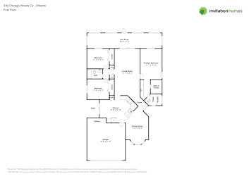 Floor plan 1 for 330 Chicago Woods Cir