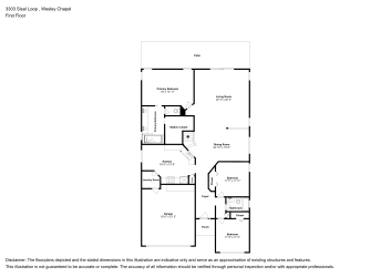 Floor plan 1 for 3303 Sisal Loop