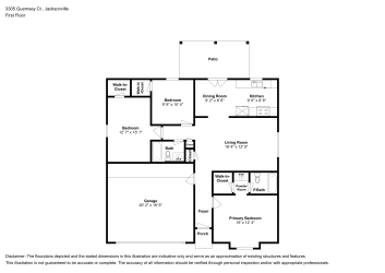 Floor plan 1 for 3305 Guernsey Ct