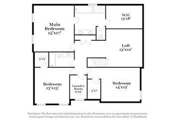 Floor plan 1 for 3307 Bryant Meadows Cir
