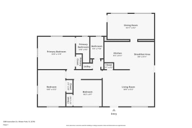 Floor plan 1 for 3309 Australian Cir