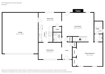 Floor plan 1 for 3310 Westheimer Rd