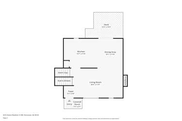 Floor plan 1 for 3315 Owens Meadow Ct NW