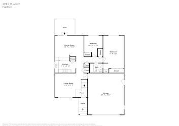 Floor plan 1 for 3318 G St