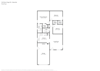 Floor plan 1 for 332 Boca Ciega Rd