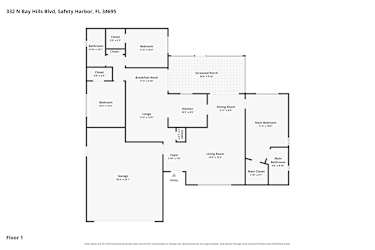 Floor plan 1 for 332 N Bay Hills Blvd