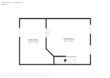 Floor plan 1 for 3325 Richmond Dr