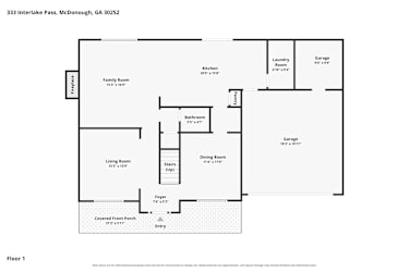 Floor plan 1 for 333 Interlake Pass