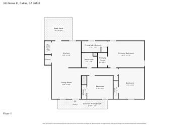 Floor plan 1 for 333 Mona Pl