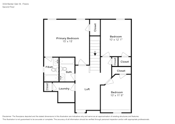 Floor plan 2 for 3334 Becker Glen St