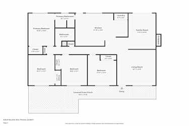 Floor plan 1 for 3335 W McLellan Blvd