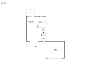Floor plan 2 for 3337 Grenache St