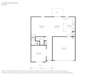 Floor plan 1 for 336 Amsterdam Way