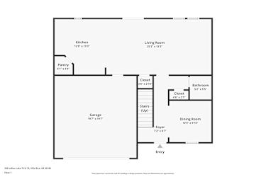 Floor plan 1 for 336 Indian Lake Trail
