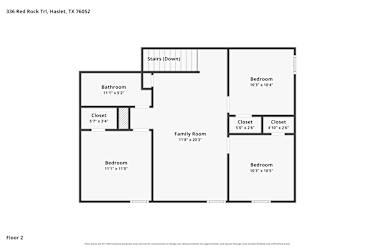 Floor plan 2 for 336 Red Rock Trl