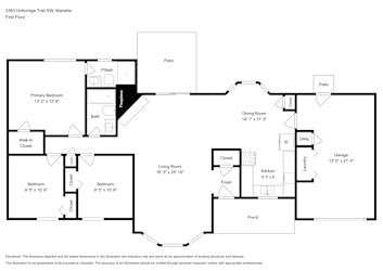 Floor plan 1 for 3363 Hollyridge Trl SW