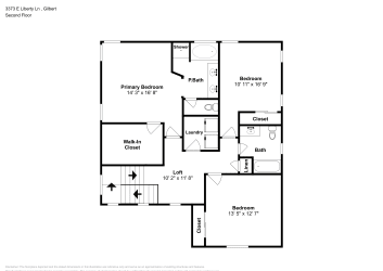 Floor plan 2 for 3373 E Liberty Ln
