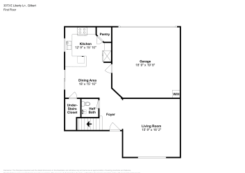 Floor plan 1 for 3373 E Liberty Ln