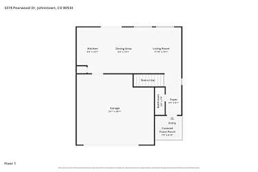 Floor plan 1 for 3374 Pearwood Dr