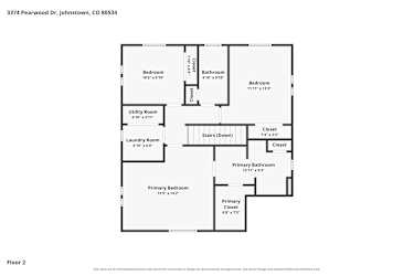 Floor plan 2 for 3374 Pearwood Dr