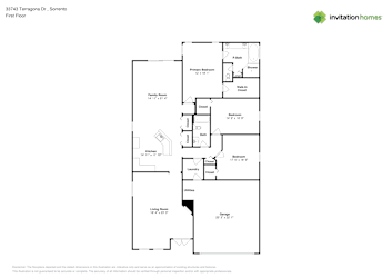 Floor plan 1 for 33743 Terragona Dr
