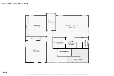 Floor plan 1 for 3376 E Liberty Ln