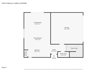 Floor plan 2 for 3376 E Liberty Ln