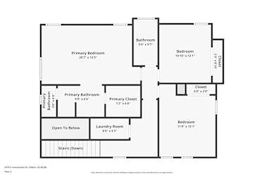 Floor plan 2 for 3379 E Constitution Dr