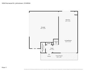 Floor plan 1 for 3394 Pearwood Dr