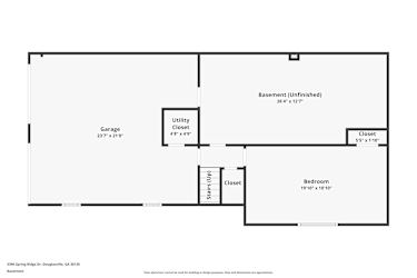 Floor plan 1 for 3396 Spring Ridge Dr