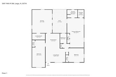 Floor plan 1 for 3397 19th Pl SW
