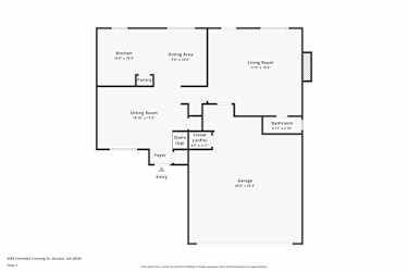 Floor plan 1 for 3399 Columbia Crossing Dr