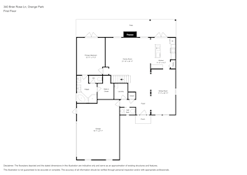 Floor plan 1 for 340 Brier Rose Ln