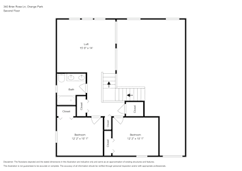 Floor plan 2 for 340 Brier Rose Ln