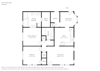 Floor plan 1 for 3401 Dorothy