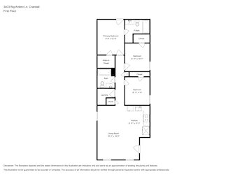 Floor plan 1 for 3403 Big Antero Ln