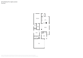 Floor plan 1 for 3410 S Bowman Rd