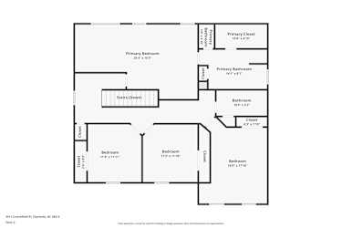 Floor plan 2 for 3411 Crutchfield Pl