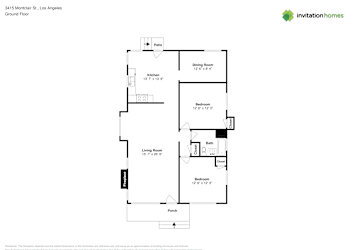 Floor plan 1 for 3415 Montclair St
