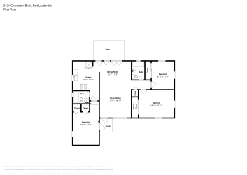 Floor plan 1 for 3421 Charleston Blvd
