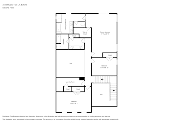 Floor plan 2 for 3422 Rustic Trail Ln