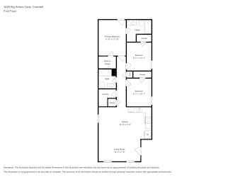 Floor plan 1 for 3426 Big Antero Ln