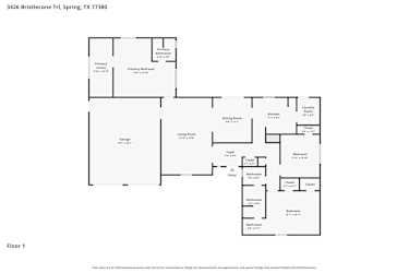 Floor plan 1 for 3426 Bristlecone Trl