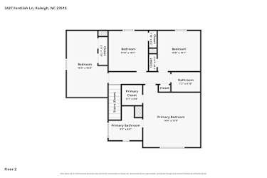 Floor plan 2 for 3437 Ferdilah Ln