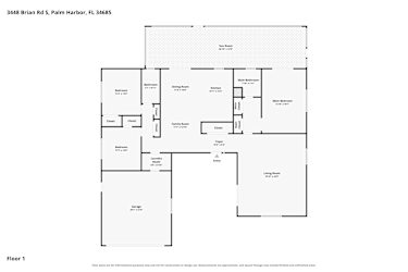 Floor plan 1 for 3448 Brian Rd S