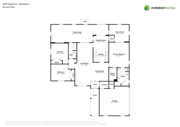Floor plan 1 for 3450 Hawkin Dr