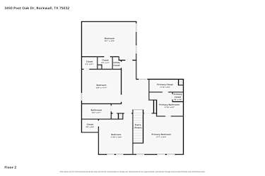 Floor plan 2 for 3450 Post Oak Dr