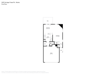 Floor plan 1 for 3455 Carriage Chase Rd