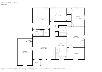 Floor plan 1 for 347 Capella Rd